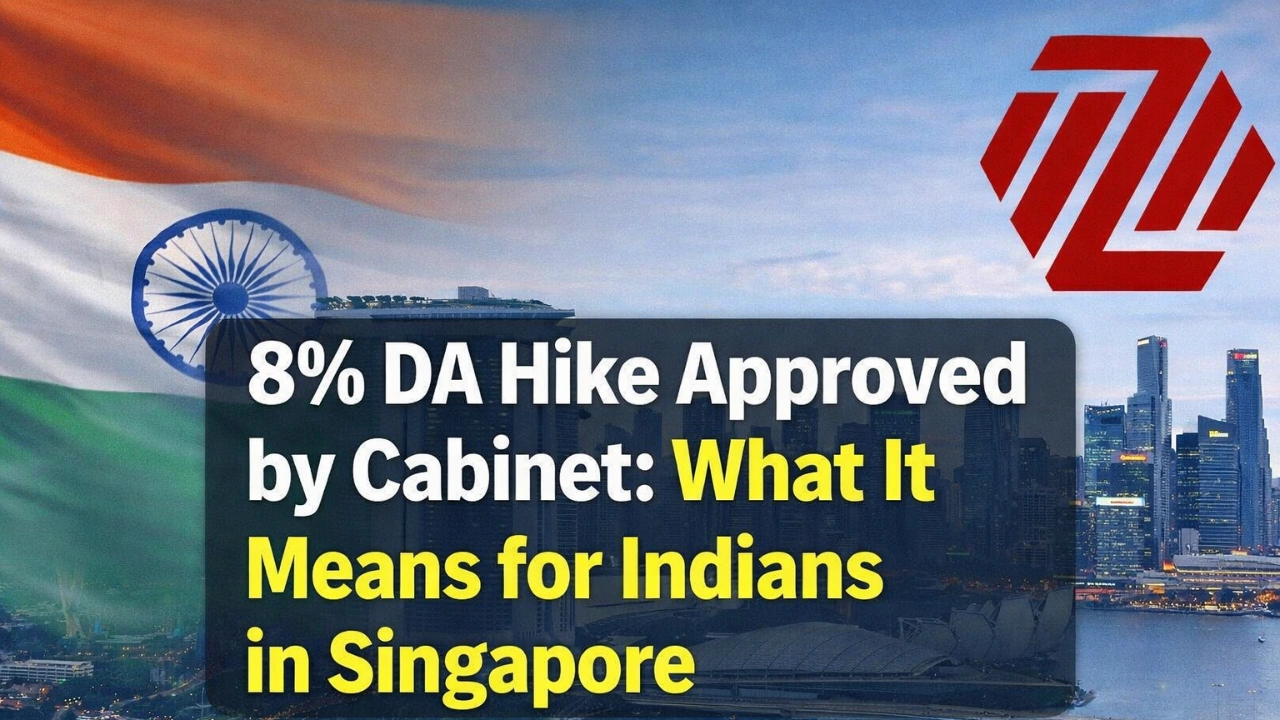 8% DA Hike Approved by Cabinet: What It Means for Indians in Singapore